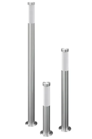 Offerta Limitata Lampioni da Giardino 3 pz Impermeabili in Acciaio Inox 40374