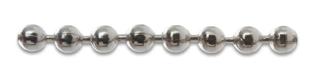 CATENA A PERLINE OTTONE NICHELATO D 4,0 MM- 25,0 ml Promo Stagionale