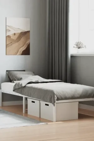 Offerta Speciale Giroletto in Metallo Bianco 75x190 cm 373663