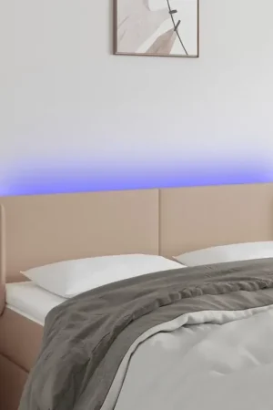 Occasione Testiera Cappuccino a LED 147x16x78/88 cm in Similpelle 3123051