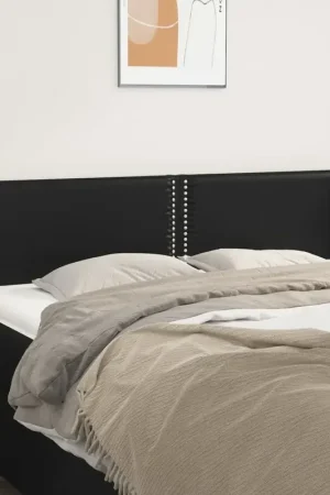 Testiera ad Orecchio Nera 147x16x78/88 cm in Similpelle 3118718 Prezzo Conveniente