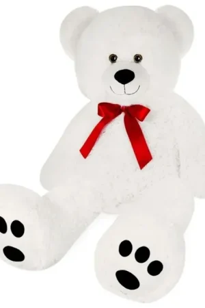 Soddisfatti O Rimborsati Le Stelle Orsacchiotto di Peluche Extra Morbido 140cm Colore Bianco