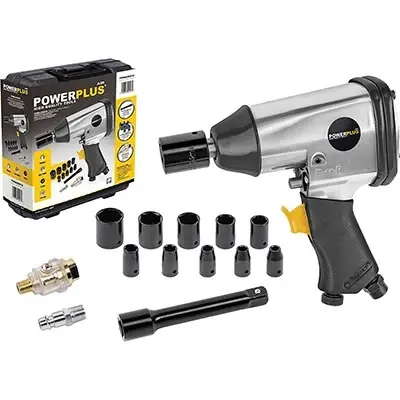 Promozione AVVITATORE AC PNEUMATICO IN KIT POWER PLUS ATTACCO 1/2F +RAPIDO NR 14