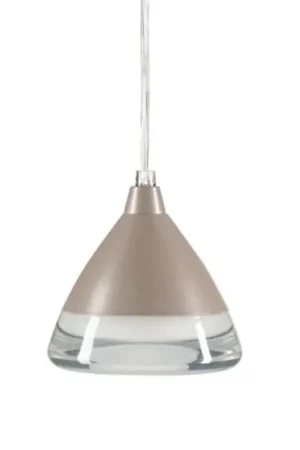 Sospesione Contemporanea Graal Alluminio Tortora 1 Luce Led 20W 3000K Offerta Limitata