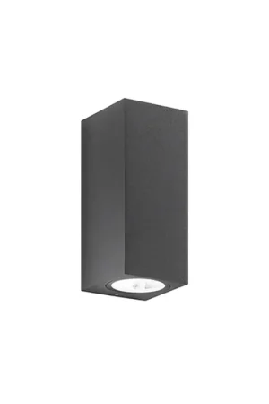 Applique Da Esterno Moderna Monolite Alluminio Grigio Grafite 2 Luci Gx53 Di Tendenza
