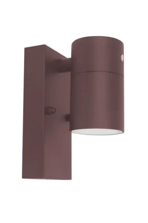 Consegna Rapida Applique da parete con sensore crepuscolare colore corten mod. Avila