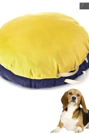 A Buon Prezzo Cuscino per Cani Rotondo BEANBAG Coloro Grigio Diametro 80 cm