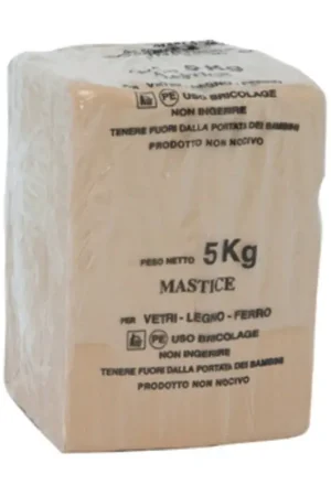 MASTICE PER VETRI BIANCO DA KG.5- 20,0 kg Soddisfatti O Rimborsati