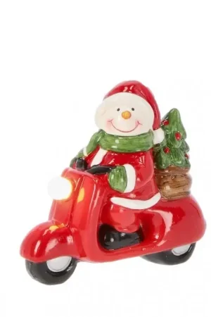 Decorazione Carlene Babbo Natale Rosso con Motivo LED (12 Pezzi) Ordina Subito