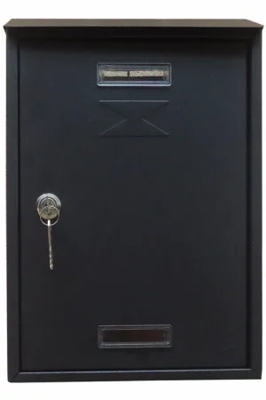 A Buon Prezzo CASSETTA POSTALE C/TETTO E CIL 22X7X33 CM ANTRACITE- 6,0 pz
