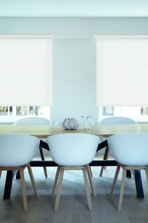 VIEWTEX Tenda a rullo Traslucida Printed Lines Bianco 180 X 250cm - Made in Europe - 5 anni di garanzia Scelto Dai Clienti