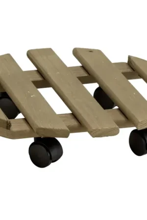 A Buon Prezzo Carrello Portatutto Tondo Ø35 Cm Color Tortora