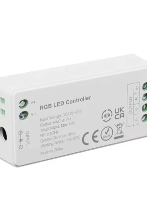 Centralina Controller 4 Canali 12/24v Rgb+W Wifi Wireless RF SKU 2913 Must-Have