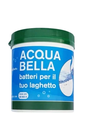 Acqua Bella new essenziale per l'attivazione della flora batterica nel tuo laghetto - Trattamento Acqua Super Prezzo