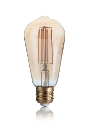 10 Lampadine Led Cono E27 4 Watt 2200 K 300 Lm Vintage Ambra Saldi