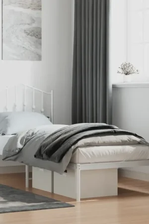 Ordina Subito Giroletto senza Materaso con Testiera Metallo Bianco 75x190 cm 373828